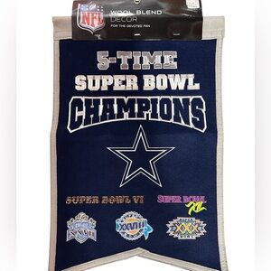 NFL Dallas Cowboys wool blend wall decor